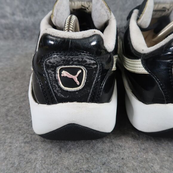 Puma Shoes Mens 9 Casual Sneakers Court Trainer Athletic Black White Comfort Gym main image 6